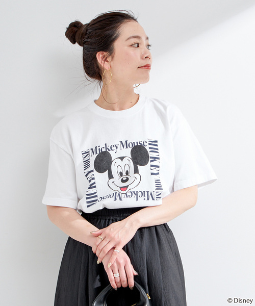 GOOD ROCK SPEED(グッドロックスピード)の「《追加》GOOD ROCK SPEED / Mickey Mouse / TEE3(Tシャツ/カットソー・レディース・ブラックミックス/ホワイト/グリーン・FREE)」の14枚目の写真