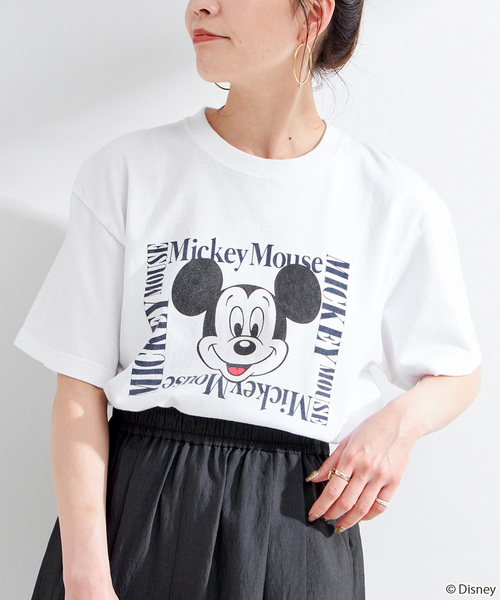 GOOD ROCK SPEED(グッドロックスピード)の「《追加》GOOD ROCK SPEED / Mickey Mouse / TEE3(Tシャツ/カットソー・レディース・ブラックミックス/ホワイト/グリーン・FREE)」の17枚目の写真