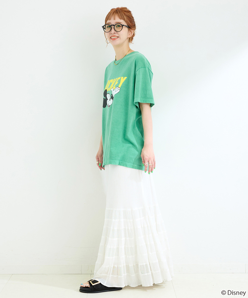 GOOD ROCK SPEED(グッドロックスピード)の「《追加》GOOD ROCK SPEED / Mickey Mouse / TEE3(Tシャツ/カットソー・レディース・ブラックミックス/ホワイト/グリーン・FREE)」の20枚目の写真