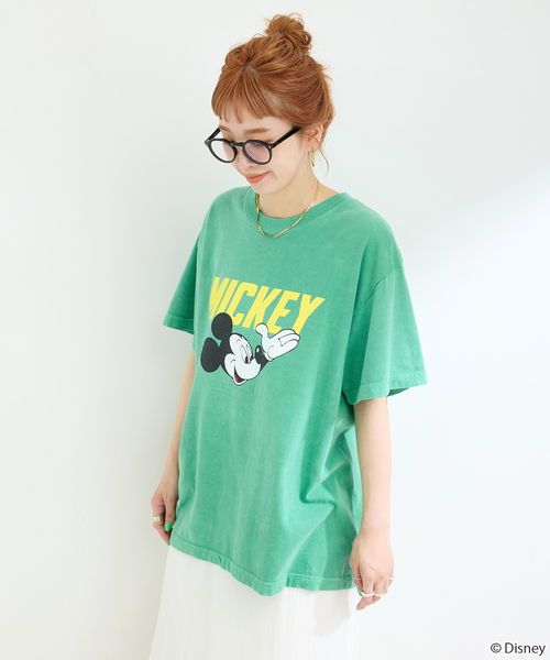 GOOD ROCK SPEED(グッドロックスピード)の「《追加》GOOD ROCK SPEED / Mickey Mouse / TEE3(Tシャツ/カットソー・レディース・ブラックミックス/ホワイト/グリーン・FREE)」の22枚目の写真