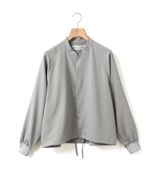 MidiUmi（ミディウミ）の「MidiUmi シャツジャケット（ダウンジャケット/コート・レディース・チャコールグレー/グレー/ブラック・FREE）」の4枚目の写真