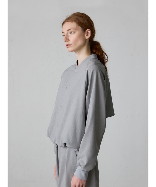 MidiUmi（ミディウミ）の「MidiUmi シャツジャケット（ダウンジャケット/コート・レディース・チャコールグレー/グレー/ブラック・FREE）」の9枚目の写真