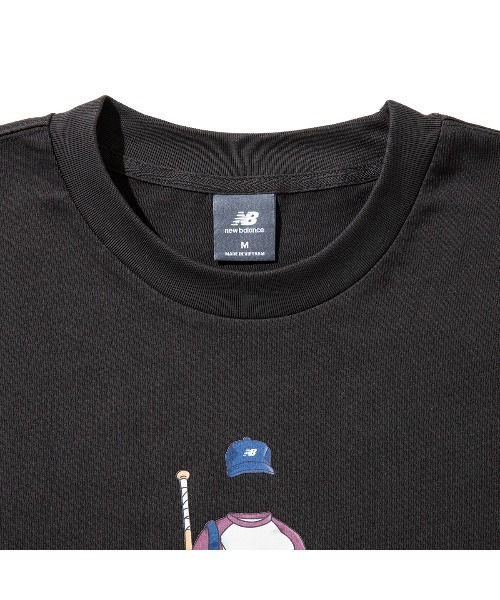 NEW BALANCE(ニューバランス)の「New Balance QTM BASEBALL T-SHIRT(ニューバランス QTM ベースボール Tシャツ)(Tシャツ/カットソー・メンズ・ブルー/ブラック/ホワイト・SMALL/MEDIUM/LARGE/X-LARGE/XX-LARGE)」の10枚目の写真