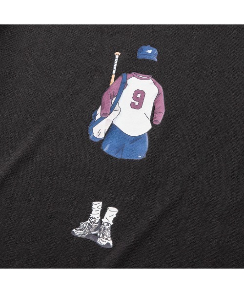 NEW BALANCE(ニューバランス)の「New Balance QTM BASEBALL T-SHIRT(ニューバランス QTM ベースボール Tシャツ)(Tシャツ/カットソー・メンズ・ブルー/ブラック/ホワイト・SMALL/MEDIUM/LARGE/X-LARGE/XX-LARGE)」の12枚目の写真