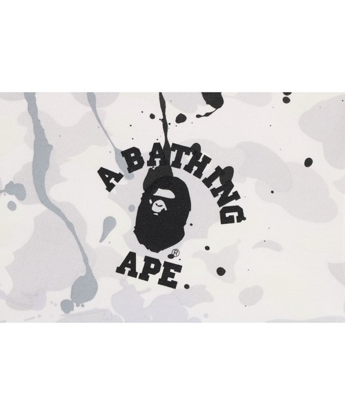 A BATHING APE(アベイシングエイプ)の「CITY CAMO PAINTING CREWNECK SWEATSHIRT(スウェット・メンズ・ホワイト/ブラック・SMALL/XX-LARGE/X-LARGE/MEDIUM/LARGE)」の7枚目の写真