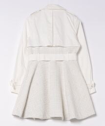 ブランド古着】トレンチコート（ベージュ系・ツイード）古着通販