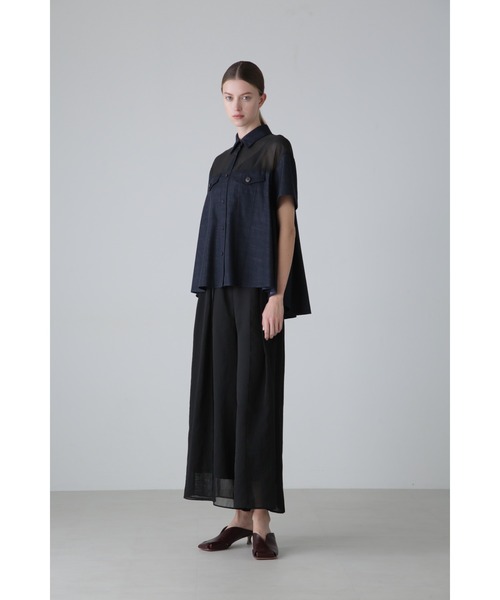 ADORE(アドーア)の「ソフトオーガンジーパンツ(その他パンツ・レディース・ホワイト/ブラック・38/36)」の5枚目の写真