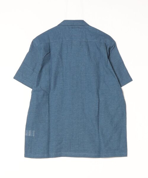 BEAVER（ビーバー）の「B omnivore/ビーオムニボー　綿麻パナマ S/S SHIRT（シャツ/ブラウス・メンズ・ブルー/ネイビー・L/XL/M）」の3枚目の写真