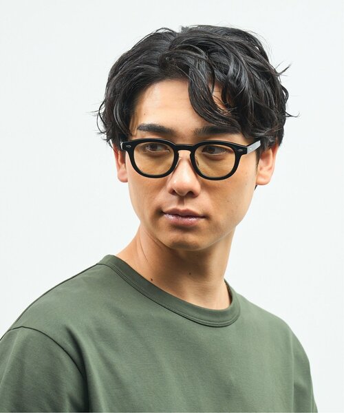 Zoff｜AOI IHARA ウェリントン型 サングラス｜カラーレンズ｜黒縁