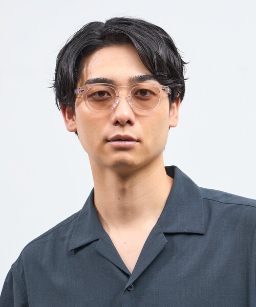 Zoff｜AOI IHARA ウェリントン型 サングラス｜カラーレンズ｜黒縁