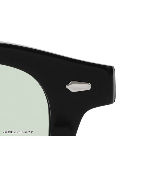 Zoff ゾフ AOI IHARAクリアサングラス オーバル ブラック Zoff（ゾフ） サングラス Zoff｜AOI IHARA ウェリントン型 サングラス