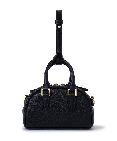 FRAY I.D(フレイアイディー)の「ラウンドマイクロミニボストンバッグ(ボストンバッグ・レディース・ブラック/キャメル/イエロー・F)」の17枚目の写真