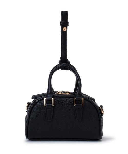 FRAY I.D(フレイアイディー)の「ラウンドマイクロミニボストンバッグ(ボストンバッグ・レディース・ブラック/キャメル/イエロー・F)」の18枚目の写真