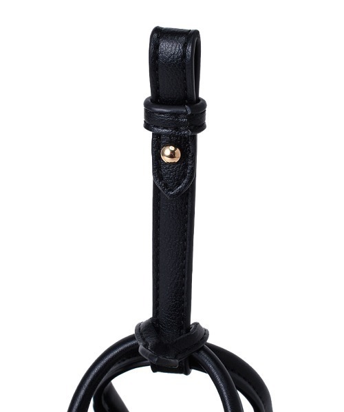 FRAY I.D(フレイアイディー)の「ラウンドマイクロミニボストンバッグ(ボストンバッグ・レディース・ブラック/キャメル/イエロー・F)」の20枚目の写真