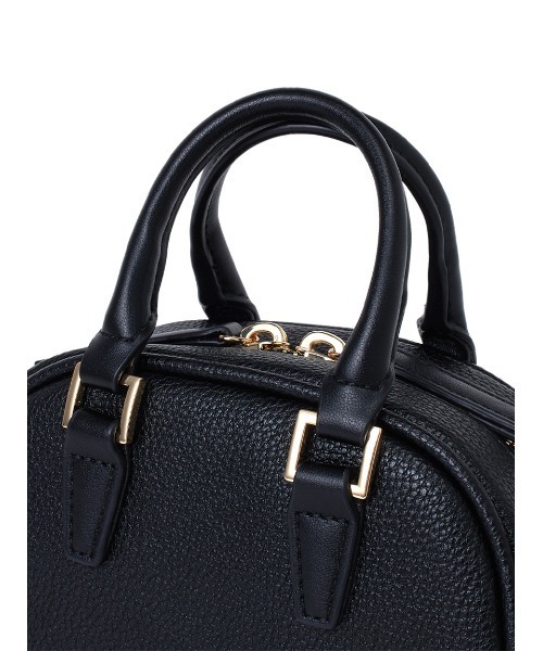 FRAY I.D(フレイアイディー)の「ラウンドマイクロミニボストンバッグ(ボストンバッグ・レディース・ブラック/キャメル/イエロー・F)」の22枚目の写真