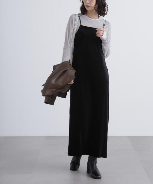 SANSeLF サンセルフ　ベロアワンピース SANSeLF サンセルフ ベロアワンピース SANSeLF サンセルフ