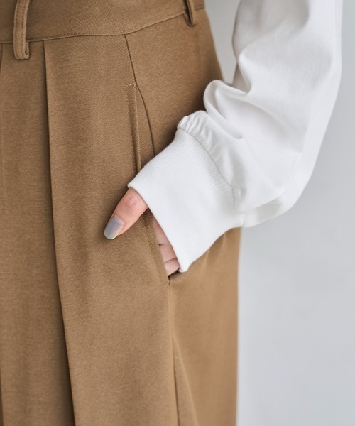 meilmada(メイルマダ)の「ツータックワイドスラックスパンツ(スラックス・レディース・ブラウン/アイボリー/ブラック・SMALL/MEDIUM)」の22枚目の写真