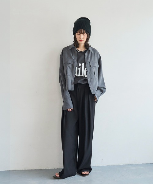 model：H166　着用サイズ：M
