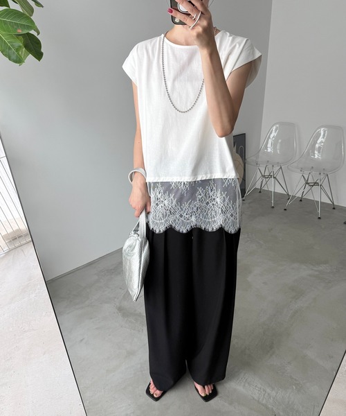 model：H166　着用サイズ：M