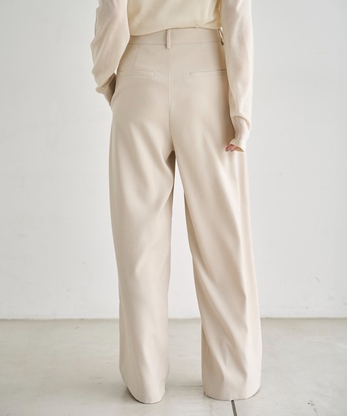 meilmada(メイルマダ)の「ツータックワイドスラックスパンツ(スラックス・レディース・ブラウン/アイボリー/ブラック・SMALL/MEDIUM)」の7枚目の写真