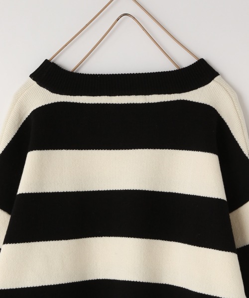 LOWRYS FARM（ローリーズファーム）の「ボーダーニットプルオーバーＬＳ　583715（ニット/セーター・キッズ・ピンク/ブルー/ホワイト×ブラック・110cm/120cm/130cm/140cm/150cm）」の10枚目の写真