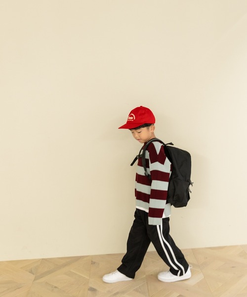 LOWRYS FARM（ローリーズファーム）の「ボーダーニットプルオーバーＬＳ　583715（ニット/セーター・キッズ・ピンク/ブルー/ホワイト×ブラック・110cm/120cm/130cm/140cm/150cm）」の20枚目の写真