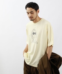 ハンドペイントプリントTシャツ