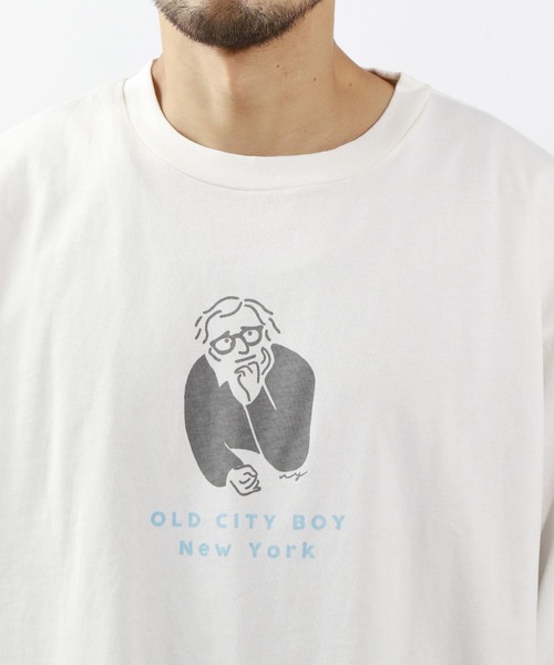 BAYFLOW(ベイフロー)の「ハンドペイントプリントTシャツ(Tシャツ/カットソー・メンズ・イエロー/チャコールグレー/オフホワイト・MEDIUM/LARGE)」の20枚目の写真