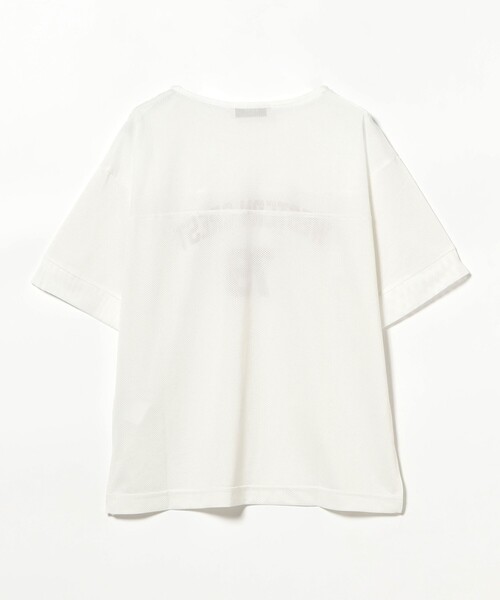 B:MING by BEAMS(ビーミングバイビームス)の「メッシュ ナンバー Tシャツ(Tシャツ/カットソー・レディース・チャコールグレー/ホワイト/ブラウン・ONE SIZE)」の8枚目の写真