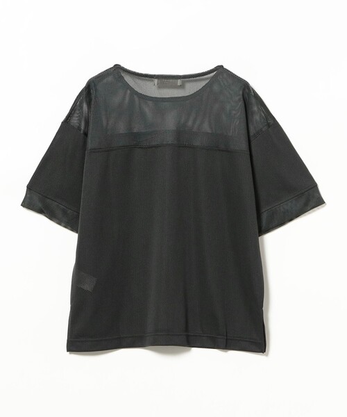 B:MING by BEAMS(ビーミングバイビームス)の「メッシュ ナンバー Tシャツ(Tシャツ/カットソー・レディース・チャコールグレー/ホワイト/ブラウン・ONE SIZE)」の11枚目の写真