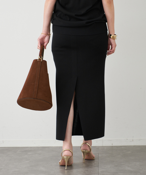 Deuxieme Classe(ドゥーズィエムクラス)の「*shake code スリットスカート(スカート・レディース・ブラック・34/36/38)」の4枚目の写真