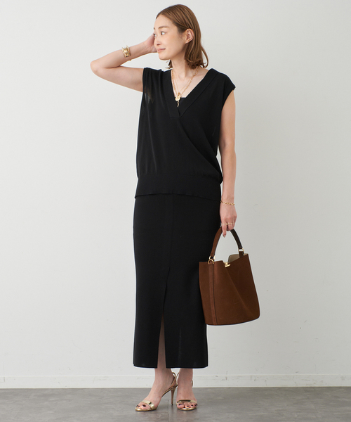 Deuxieme Classe(ドゥーズィエムクラス)の「*shake code スリットスカート(スカート・レディース・ブラック・34/36/38)」の6枚目の写真