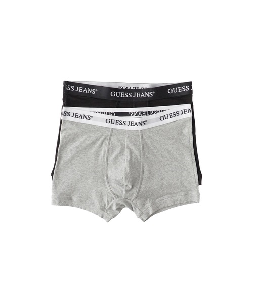 GUESS JEANS(ゲスジーンズ)の「GUESS JEANS/ゲスジーンズ GJ 2 PACK BOXER BRIEF ボクサーパンツ(ボクサーパンツ・メンズ・ブラック系/ブラック・L/M/S)」の2枚目の写真