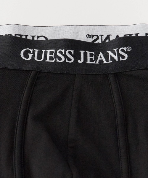 GUESS JEANS(ゲスジーンズ)の「GUESS JEANS/ゲスジーンズ GJ 2 PACK BOXER BRIEF ボクサーパンツ(ボクサーパンツ・メンズ・ブラック系/ブラック・L/M/S)」の4枚目の写真