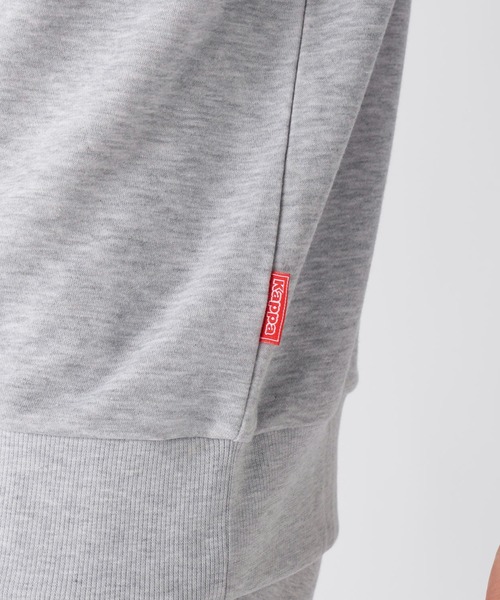 Kappa(カッパ)の「kappa/カッパ クルーネックスウェット(スウェット・メンズ・ブラック/杢グレー・LL/L/M)」の18枚目の写真