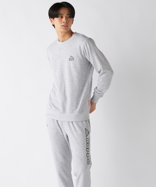 Kappa(カッパ)の「kappa/カッパ クルーネックスウェット(スウェット・メンズ・ブラック/杢グレー・LL/L/M)」の20枚目の写真
