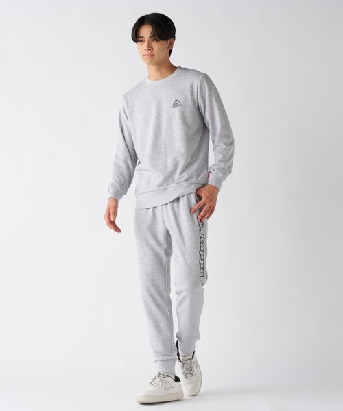 Kappa(カッパ)の「kappa/カッパ クルーネックスウェット(スウェット・メンズ・ブラック/杢グレー・LL/L/M)」の22枚目の写真