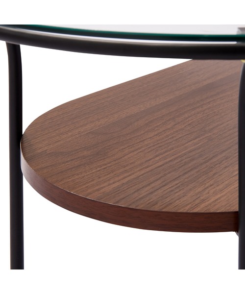 レガート コーヒーテーブル L ブラック×ブラウン （W950）（家具