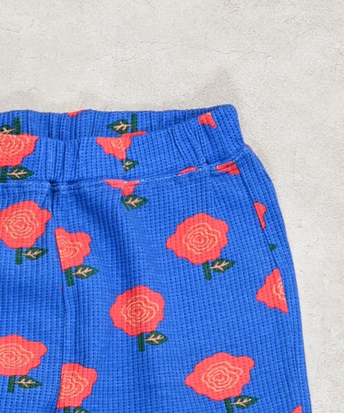 MARKEY'S(マーキーズ)の「総柄ワッフルパイピングフレア-パンツ/おとな(その他パンツ・レディース・杢グレー/レッド系その他/ブラウン系その他/ブラック系その他・160cm)」の18枚目の写真