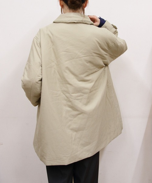 LE GLAZIK（ルグラジック）の「LE GLAZIK/ル グラジック　ショートコート　SHORT COAT　LG-A0753 TLL（ステンカラーコート・レディース・ベージュ/ブラック・36）」の8枚目の写真