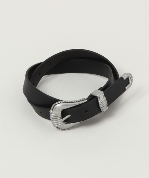 RAGEBLUE（レイジブルー）の「ヴィンテージライクウエスタンベルト（ベルト・レディース・ブラック・FREE）」の3枚目の写真