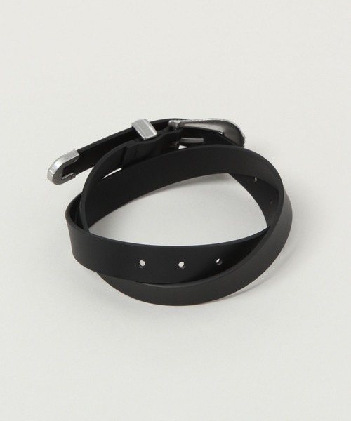 RAGEBLUE（レイジブルー）の「ヴィンテージライクウエスタンベルト（ベルト・レディース・ブラック・FREE）」の4枚目の写真