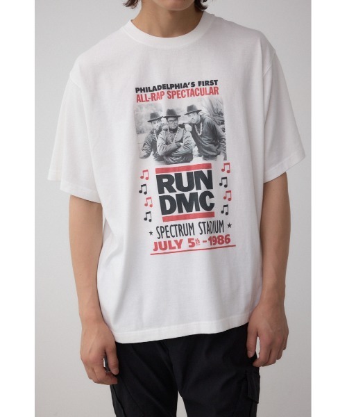 RUN DMC Tシャツ ブルーライン ラッパー レア HIPHOP ROCK RUN DMC Tシャツ ブルーライン ラッパー レア HIPHOP ROCK