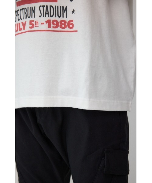 AZUL by moussy(アズールバイマウジー)の「RUN DMC ビンテージラップ半袖TEE(Tシャツ/カットソー・メンズ・ブラック/ホワイト・FREE)」の13枚目の写真