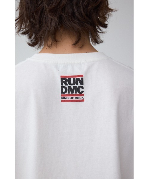 AZUL by moussy(アズールバイマウジー)の「RUN DMC ビンテージラップ半袖TEE(Tシャツ/カットソー・メンズ・ブラック/ホワイト・FREE)」の11枚目の写真