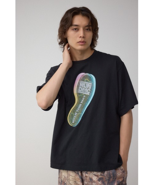 AZUL by moussy(アズールバイマウジー)の「RUN DMC ビンテージラップ半袖TEE(Tシャツ/カットソー・メンズ・ブラック/ホワイト・FREE)」の15枚目の写真