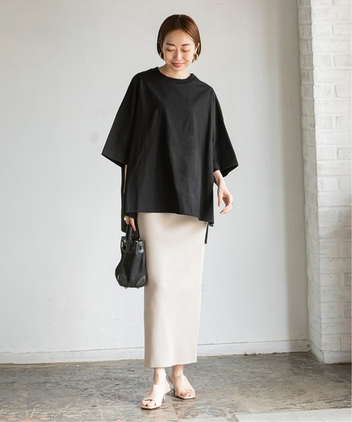 未使用に近い✨コグザビッグスモーク　半袖カットソー　ブラック ブランド古着】半袖カットソー（Tシャツ/カットソー