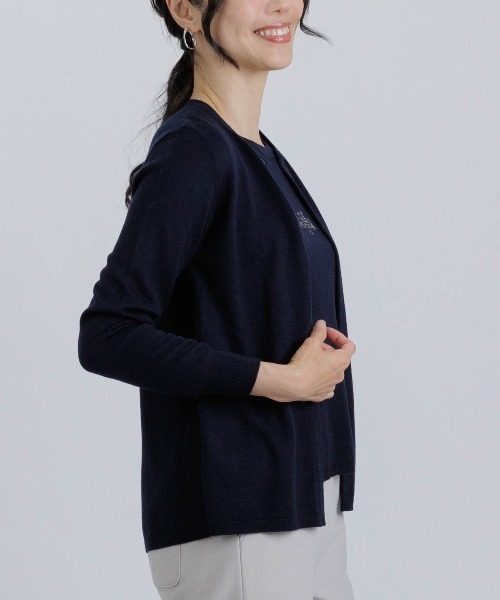 アンサンブル風2WAY刺繍ニット（ニット/セーター）｜STUDIO PICONE