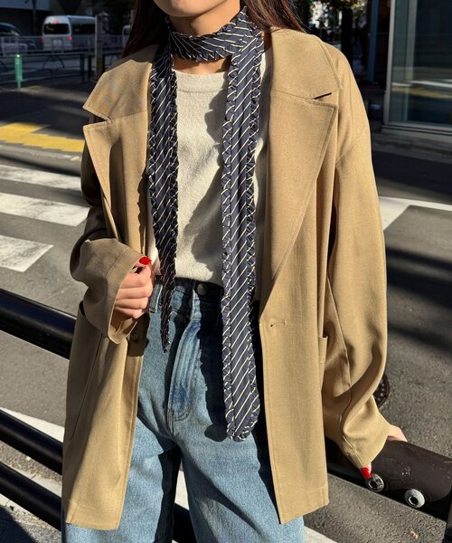 CIAOPANIC（チャオパニック）の「フリルネクタイ（その他小物・レディース・ブラック/チャコールグレー/グリーン/ホワイト/ネイビー・FREE）」の9枚目の写真