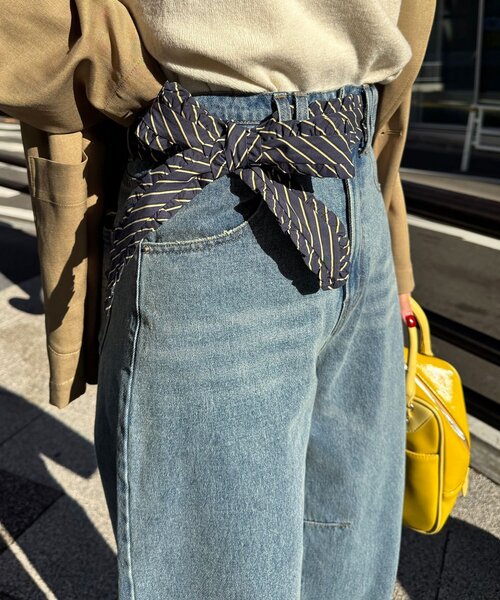 CIAOPANIC（チャオパニック）の「フリルネクタイ（その他小物・レディース・ブラック/チャコールグレー/グリーン/ホワイト/ネイビー・FREE）」の6枚目の写真